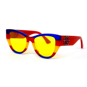 Женские очки Gucci 3876-blue-red