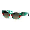 Женские очки Gucci 3876-green-red