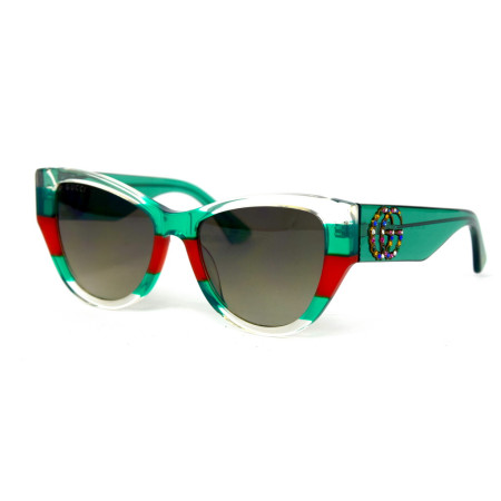Женские очки Gucci 3876-green-red