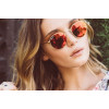 Ray ban round metal 3447orange-silver