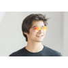 Ray ban round metal 3447orange-silver