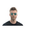Ray ban round metal 3447aqua-s