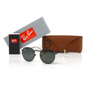 Ray ban round metal 3447-black-b