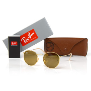 Ray ban round metal 3447-brown-g