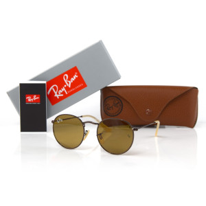 Ray ban round metal 3447-brown-br